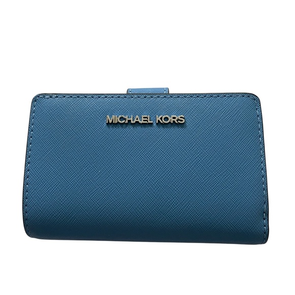 Michael Kors Jet Set 35R4STVF6L Bifold Zip Coin Wallet New With Tags - Picture 1 of 5